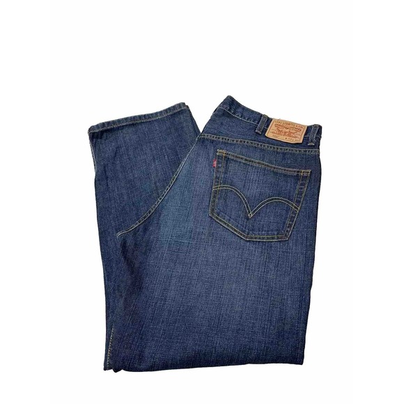 Levi 505 Men's Regular Fit Blue Denim Jeans Size 40x30 - Picture 1 of 10